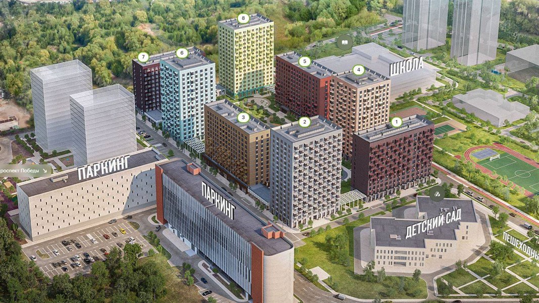 Нокса Парк 1 оч. корп. паркинг